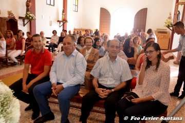 Misa y procesión religiosa en Cazadores  (Foto Francisco Javier Santana)